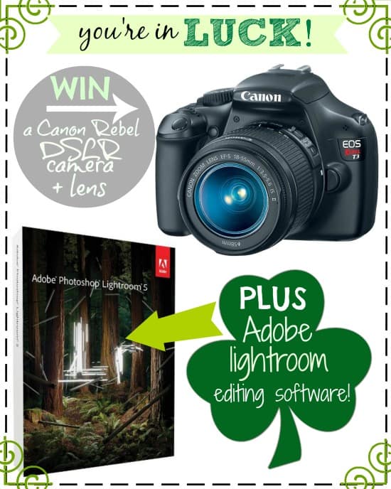 Canon DSLR Camera & Lightroom Photo Editing Software Giveaway!! 