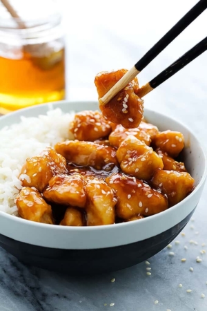 Slow Cooker Honey Sesame Chicken Creme De La Crumb