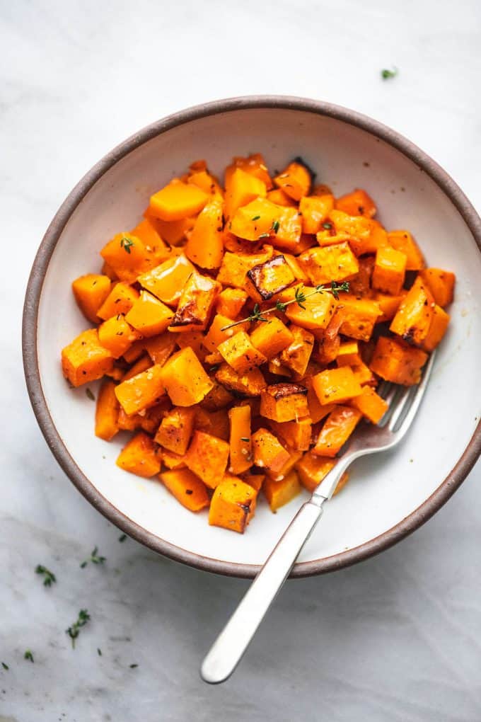 Easy Oven Roasted Butternut Squash Recipe Creme De A Crumb