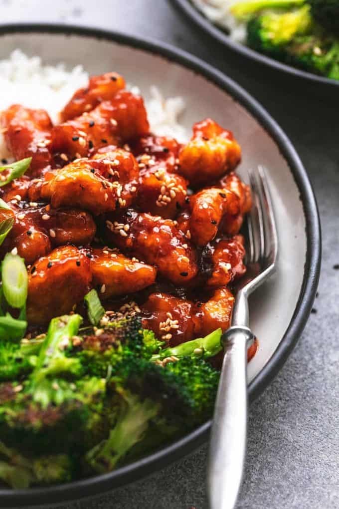 Easy Sesame Chicken Recipe Creme De La Crumb