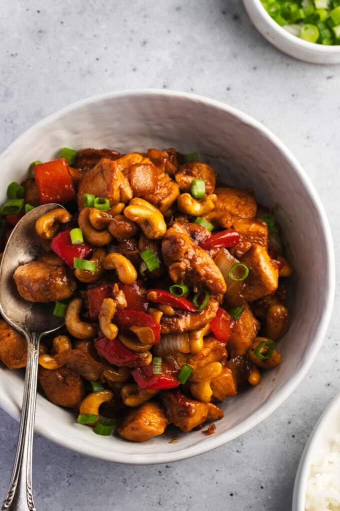 Easy Chinese Cashew Chicken Creme De La Crumb Desertridgems