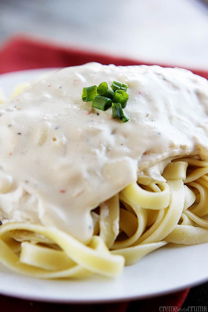 Slow Cooker Cream Cheese Chicken Creme De La Crumb