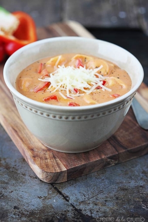 Tomato Tortellini Soup - Creme De La Crumb