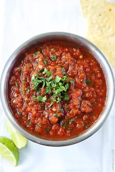 Best Mexican Salsa Recipe for Canning - Creme De La Crumb