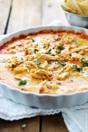 Chicken Enchilada Dip - Creme De La Crumb