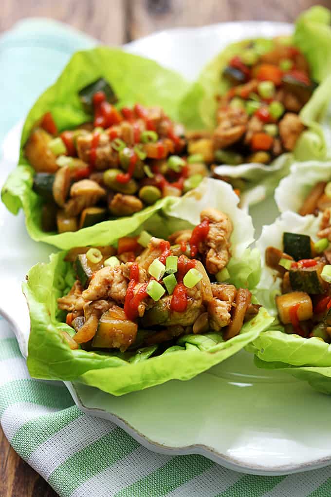 Asian Chicken Lettuce Wraps Creme De La Crumb