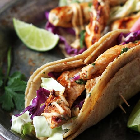 Jamaican Jerk Chicken Tacos - Creme De La Crumb