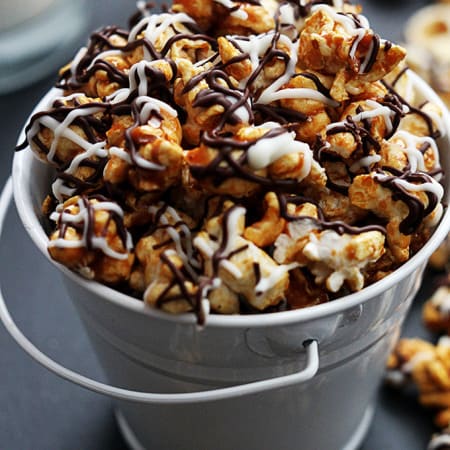 Zebra Caramel Corn - Creme De La Crumb