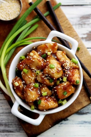 Baked Sesame Chicken - Creme De La Crumb