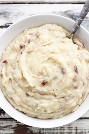 Slow Cooker Mashed Potatoes - Creme De La Crumb