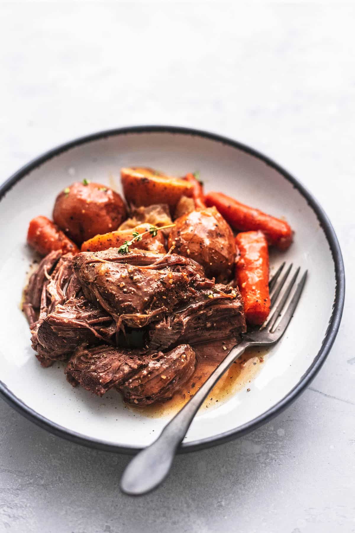 Slow Cooker Beef Roast Creme De La Crumb