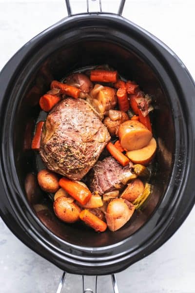 Slow Cooker Beef Roast - Creme De La Crumb