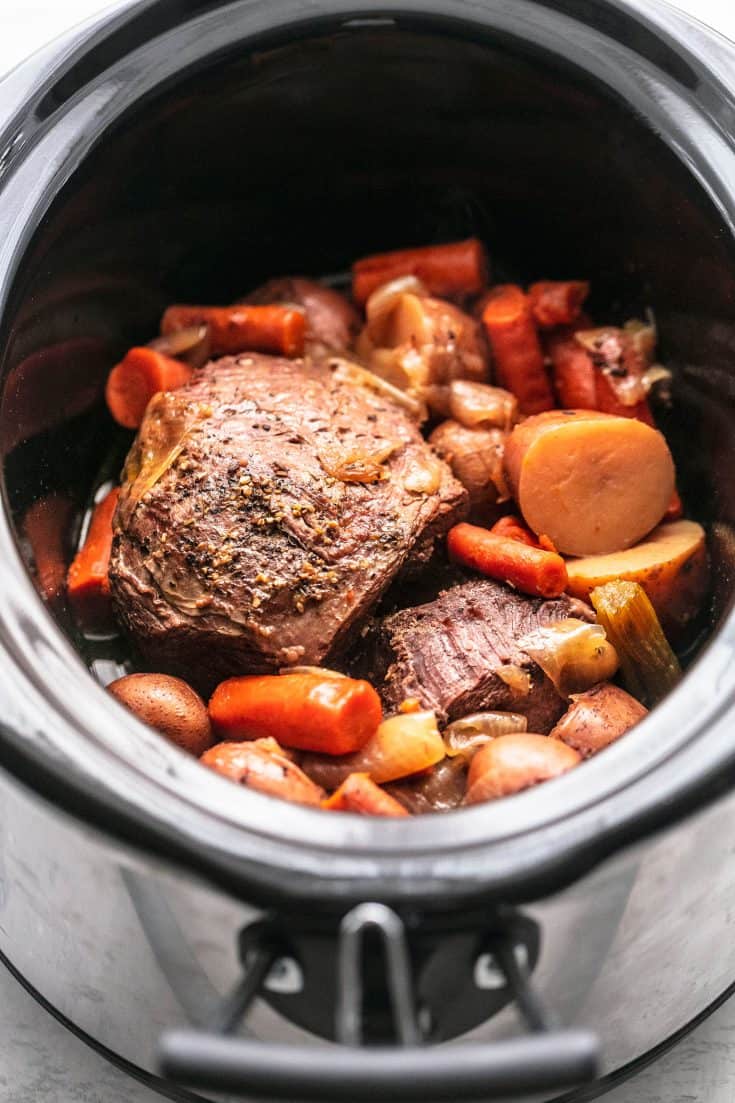 Slow Cooker Beef Roast - Creme De La Crumb