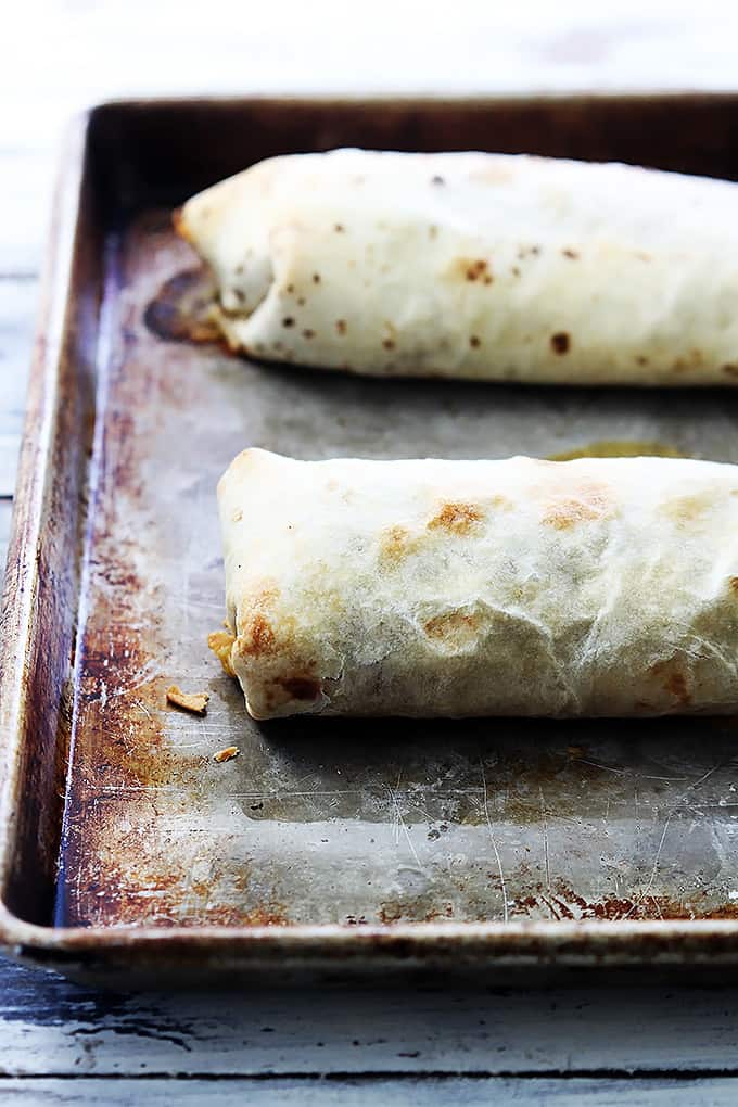 The BEST Baked Sweet Pork Chimichangas Recipe
