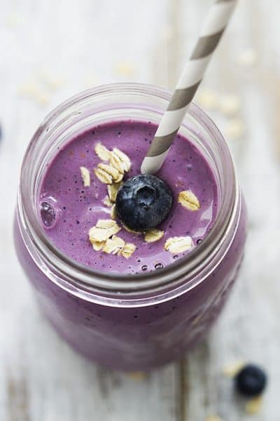 Berry Oat Breakfast Smoothie - Creme De La Crumb