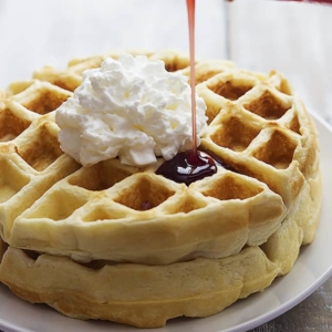 Greek Yogurt Waffles - Creme De La Crumb