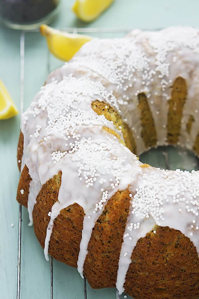 Lemon Poppyseed Bundt Cake - Creme De La Crumb