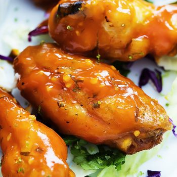 Spicy Honey Lime Chicken Wings - Creme De La Crumb