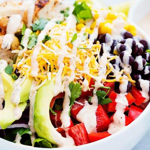 Southwest Chicken Salad - Creme De La Crumb