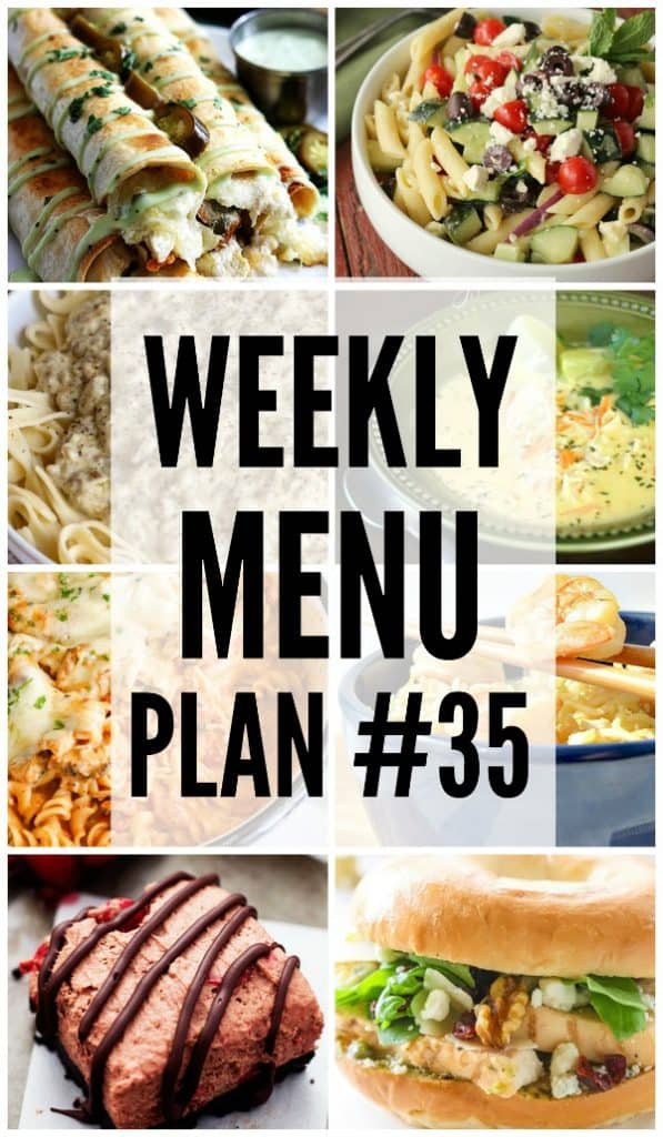 Weekly Menu Plan #35 - The Girl Who Ate Everything