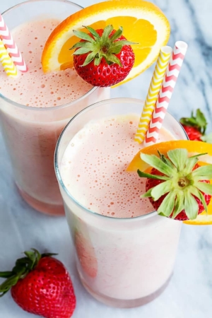 Strawberry Orange Julius - Creme De La Crumb