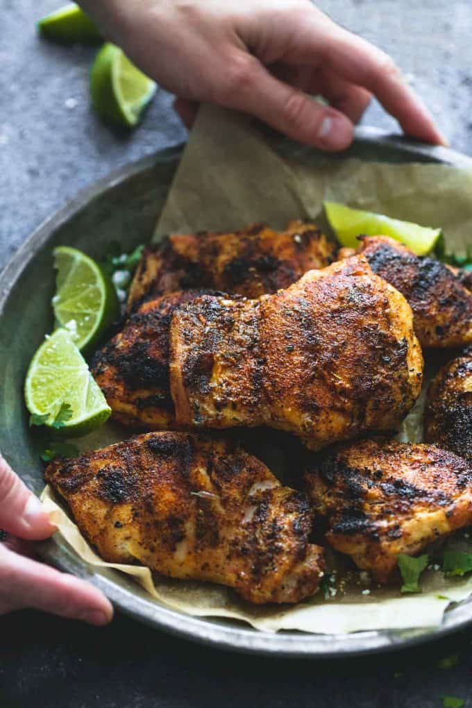 Grilled Cajun Lime Chicken - Creme De La Crumb