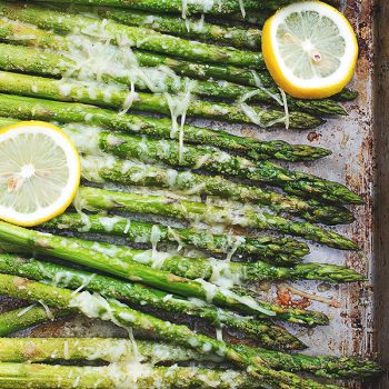 Lemon Parmesan Roasted Asparagus Creme De La Crumb