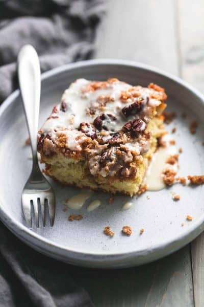 Cinnamon Pecan Coffee Cake - Creme De La Crumb