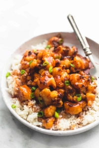 Baked Sweet & Sour Cauliflower - Creme De La Crumb