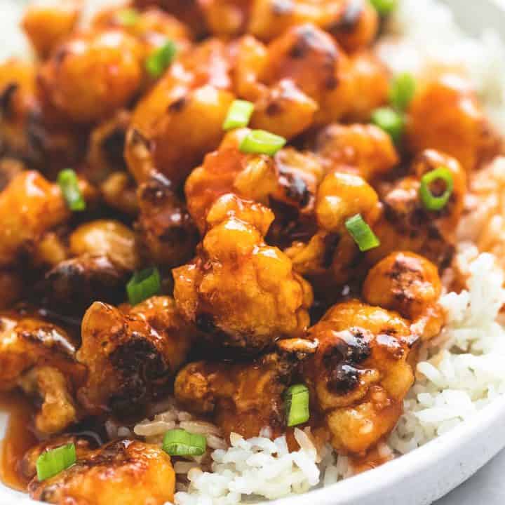 Baked Sweet & Sour Cauliflower - Creme De La Crumb