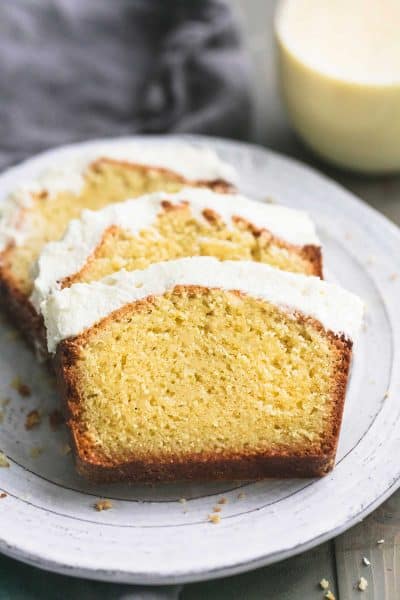 Eggnog Pound Cake - Creme De La Crumb