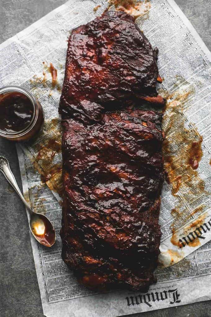 BEST Easy Slow Cooker BBQ Ribs Creme De La Crumb