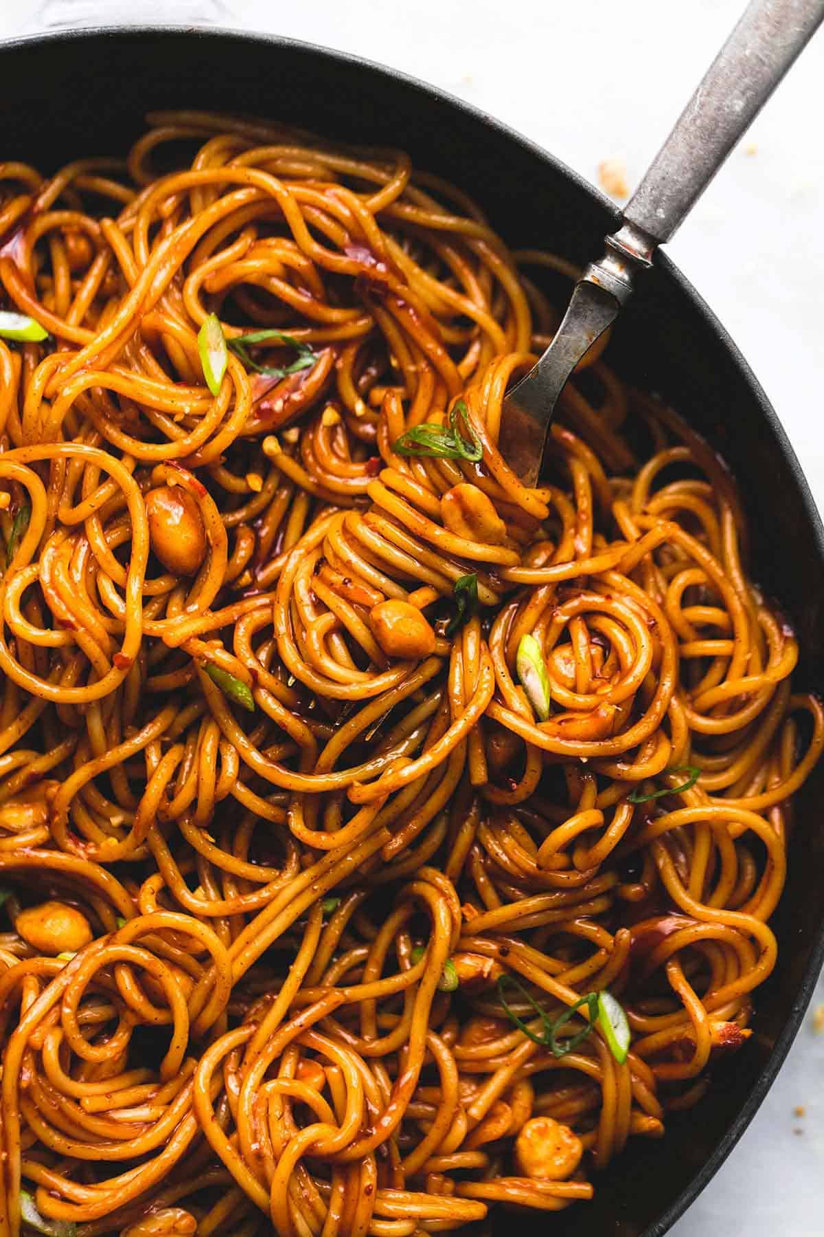 Sweet & Spicy Hot Chili Chicken Noodles