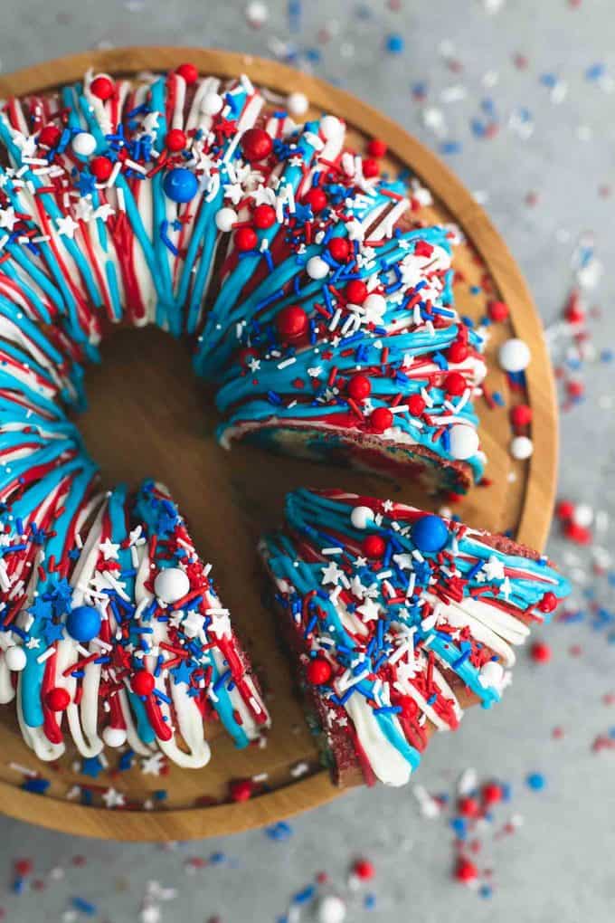 Firecracker Bundt Cake - Creme De La Crumb