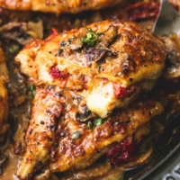 Stuffed Chicken Marsala | lecremedelacrumb.com