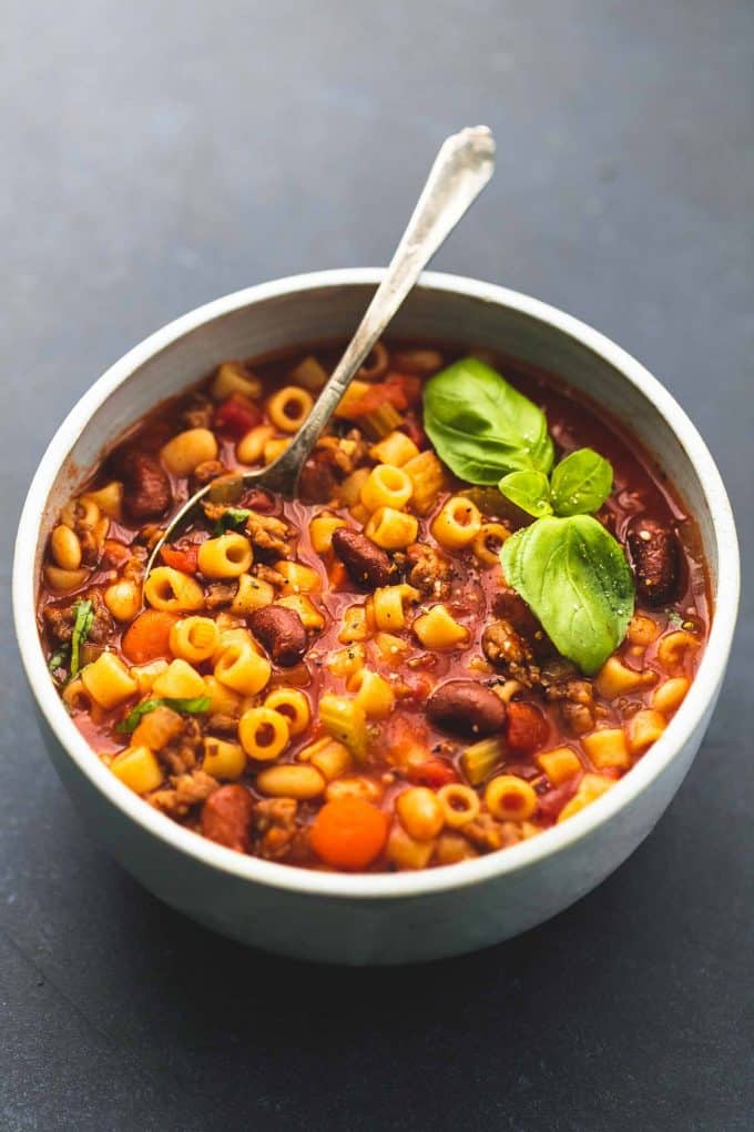 Instant Pot Pasta E Fagioli Soup Creme De La Crumb 2574