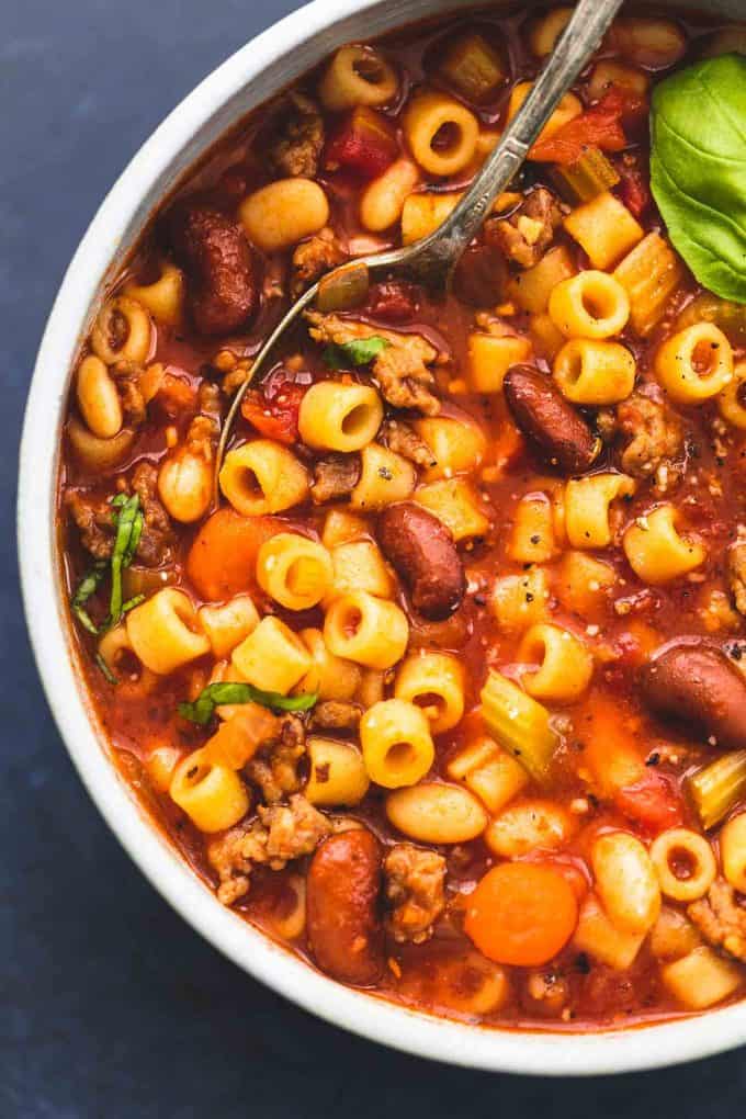 Instant Pot Pasta e Fagioli Soup  Creme De La Crumb