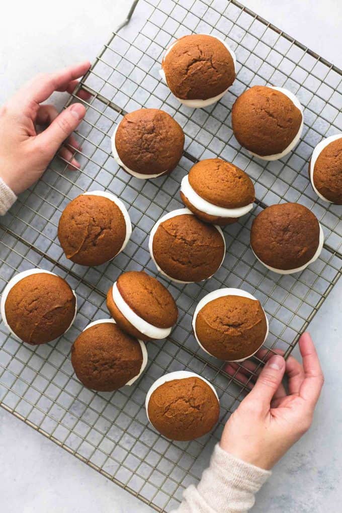 Gingerbread Whoopie Pies - Creme De La Crumb