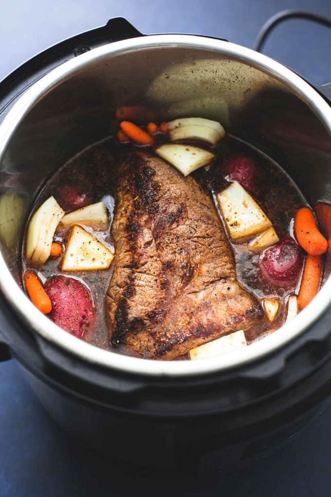 Instant Pot Pot Roast with Potatoes & Carrots Creme De La Crumb