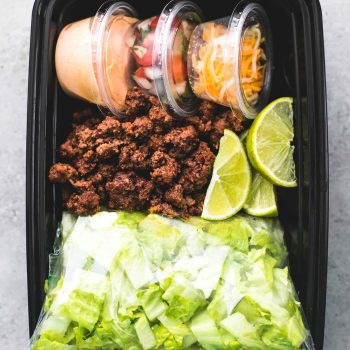 Taco Salad Meal Prep | lecremedelacrumb.com