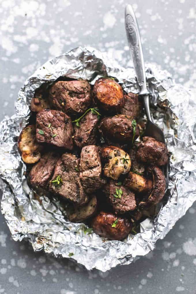 soup recipe potato mushroom Buttery  Steak Creme  Garlic and Packs Mushroom De La Foil