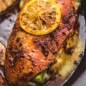 Asparagus Stuffed Chicken | lecremedelacrumb.com