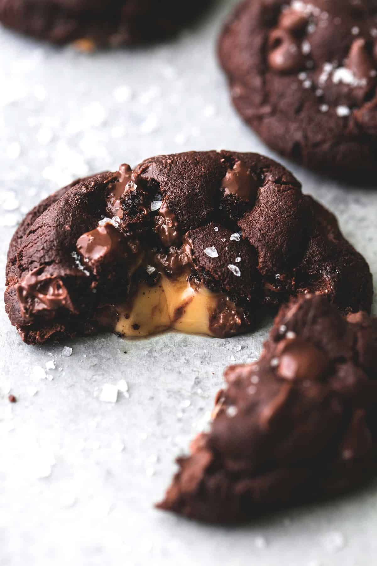 Sea Salt Caramel Chocolate Chip Cookies Recipe