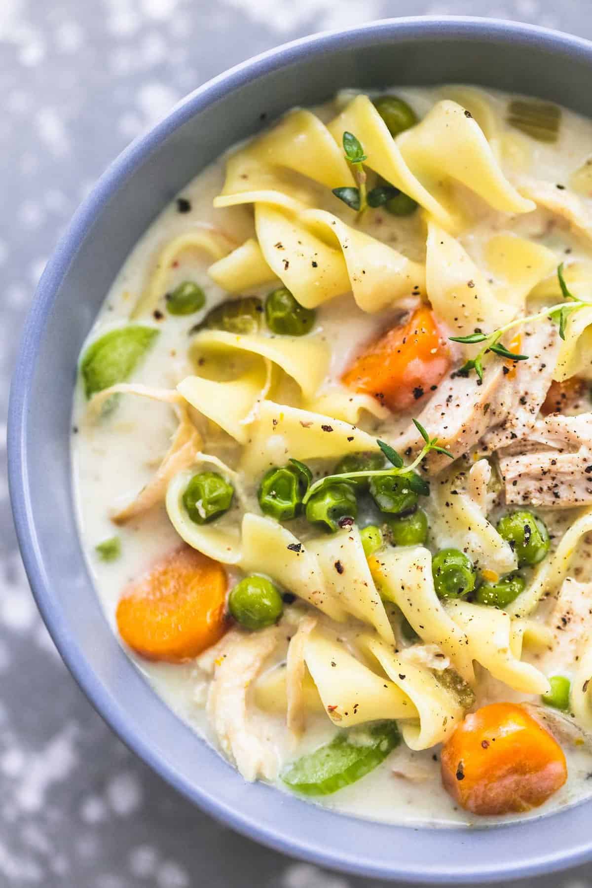 creamy chicken noodle recipe - setkab.com