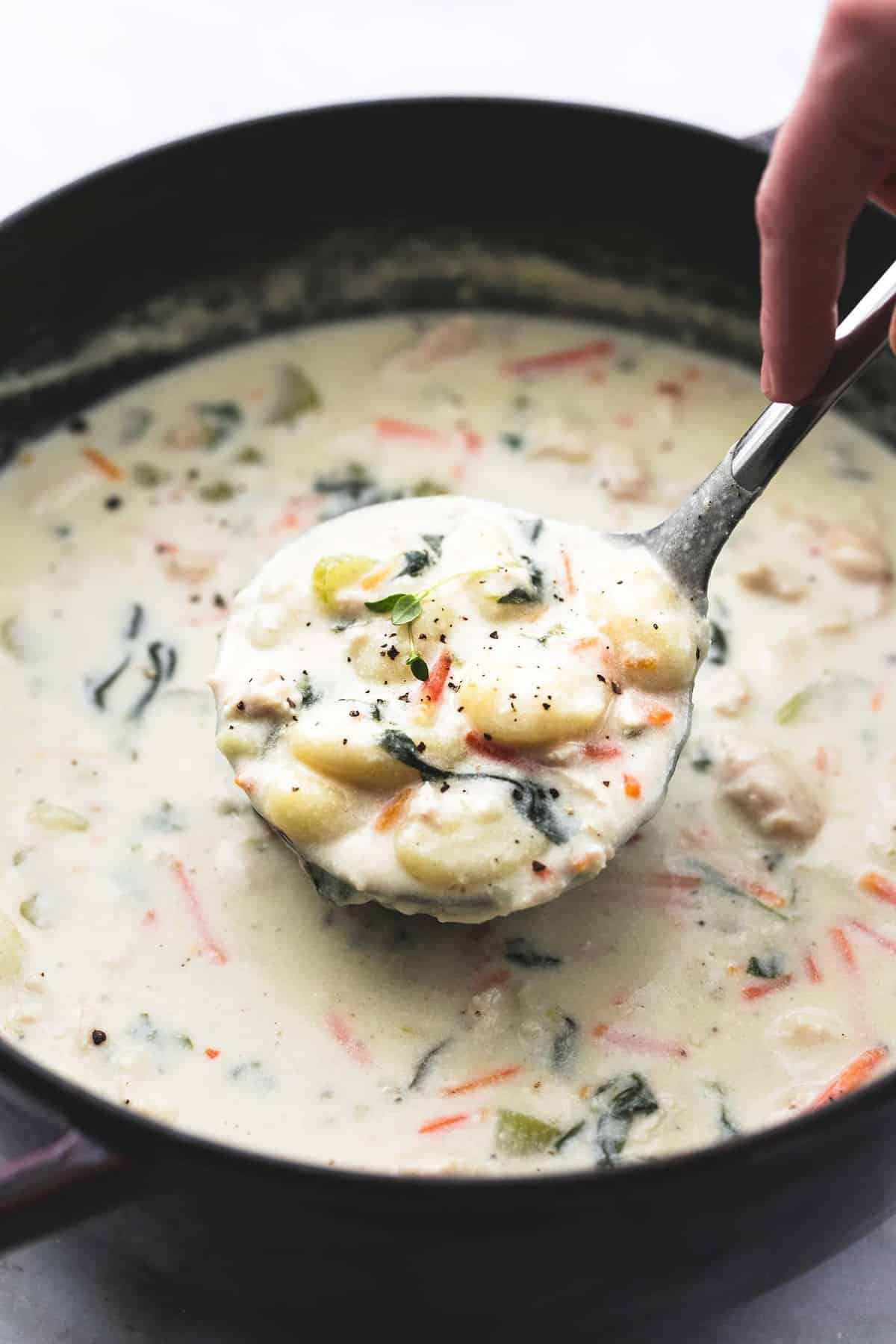 Olive Garden Chicken Gnocchi Soup | Creme De La Crumb