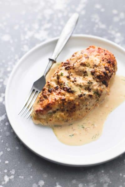 Lemon Chicken in Dill Cream Sauce - Creme De La Crumb