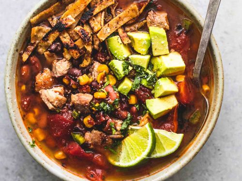 Healthy Chicken Tortilla Soup