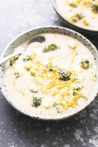 Best Easy Ever Broccoli Cheese Soup recipe | lecremedelacrumb.com