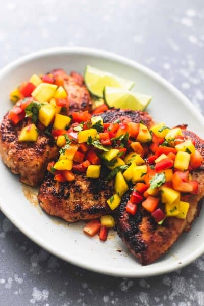 Mango Salsa Chicken - Creme De La Crumb