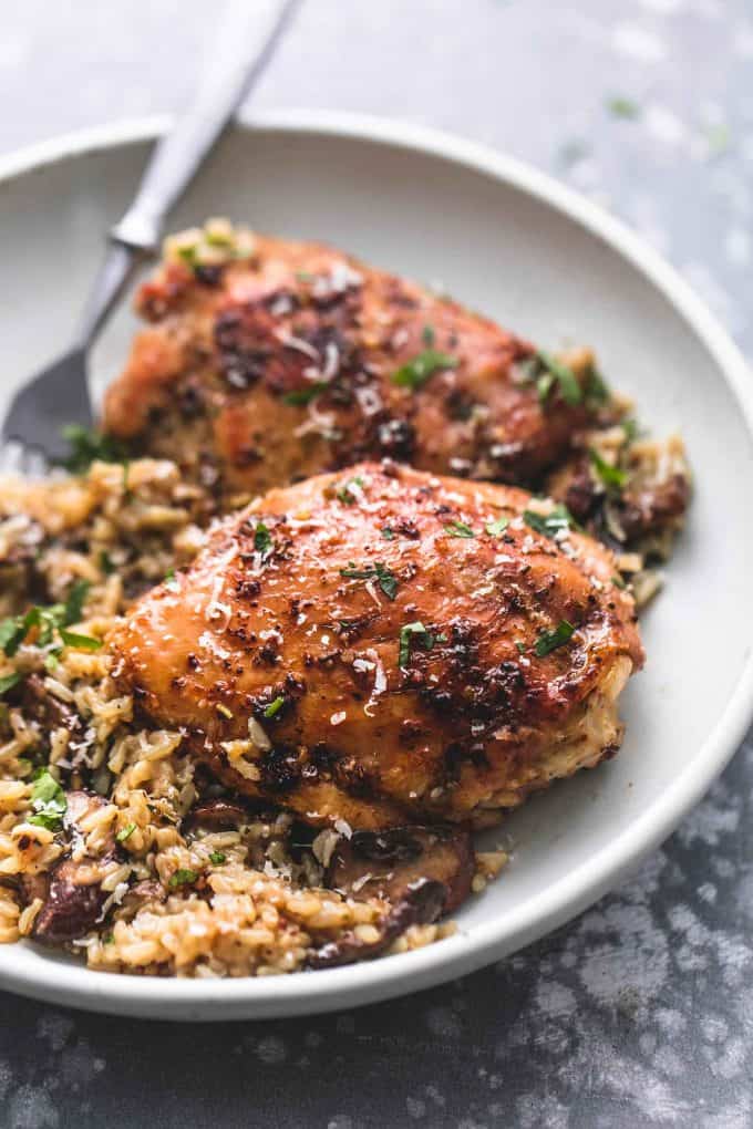 Instant Pot Parmesan Chicken and Rice with Mushrooms ...